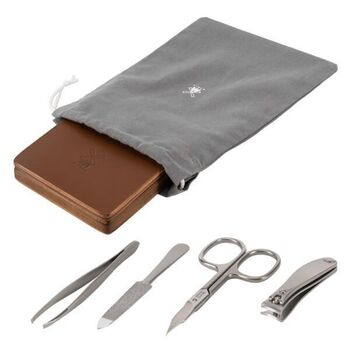 Trousse manucure Muhle travel cuir camel