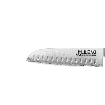 Couteau Santoku Wusaki Fujiko Black San Mai