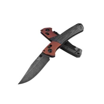 Benchmade Mini Crooked River Micarta Folding Knife