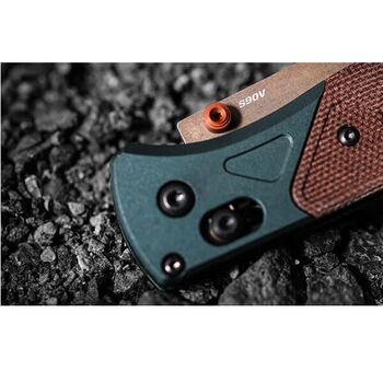Benchmade Bugout Klappmesser Taiga-Grün/Aluminium
