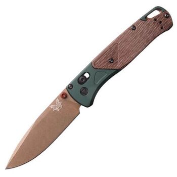 Benchmade Bugout Klappmesser Taiga-Grün/Aluminium