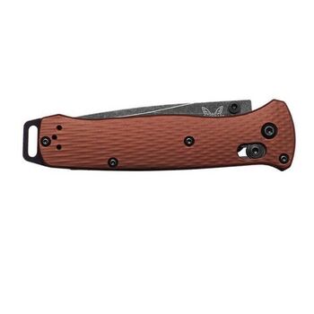 Couteau pliant mixte Benchmade Bailout cuivre brûlé