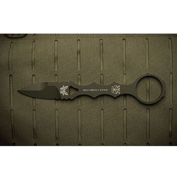 Mini dague fixe tactique Benchmade Scop OD Green