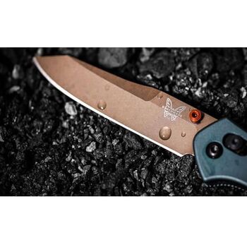 Benchmade Osborne Klappmesser, grünes Aluminium