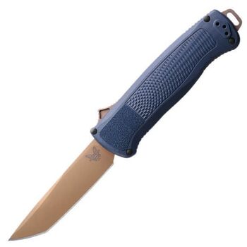 Couteau automatique Benchmade Shootout Crater Blue