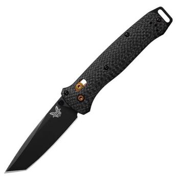 Couteau pliant Benchmade Bailout Fibre de carbone et lame noire