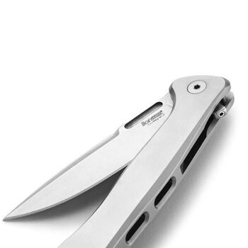 Couteau pliant Lionsteel "EMMET" Titanium gris