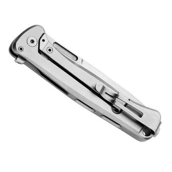 Couteau pliant Lionsteel "EMMET" Titane et fibre de carbone gris