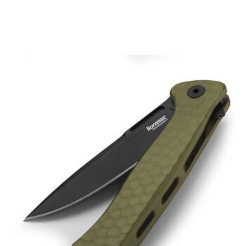 Lionsteel-Klappmesser „EMMET“, grünes PVD-Aluminium