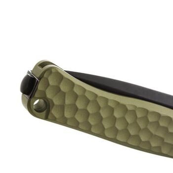 Lionsteel-Klappmesser „EMMET“, grünes PVD-Aluminium