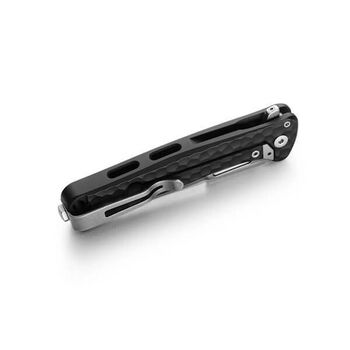 Lionsteel-Klappmesser „EMMET“, schwarzes Aluminium