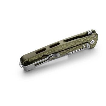 Couteau pliant Lionsteel "EMMET" Aluminium vert