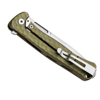 Couteau pliant Lionsteel "EMMET" Aluminium vert
