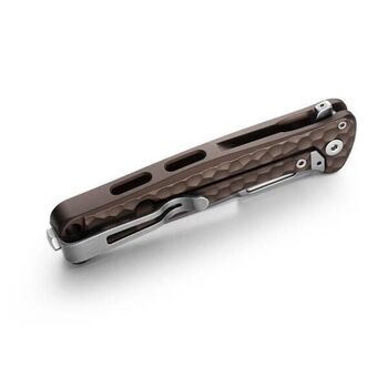 Lionsteel-Klappmesser „EMMET“, braunes Aluminium