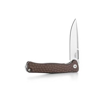 Lionsteel-Klappmesser „EMMET“, braunes Aluminium