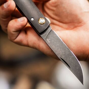Boker Plus Rusticus Medium All Black Folding Knife