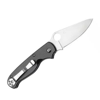 Spyderco-Klappmesser „BUTTONUP“ G10/Carbon