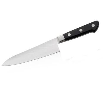 Japanisches Tojiro Classic Damascus Kochmesser, Klinge 18 cm