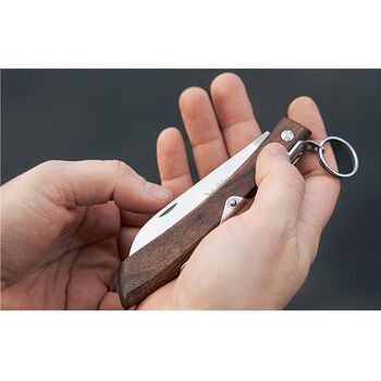 Couteau pliant Windmühlenmesser série Ibex 100 carbone et bois de prunier