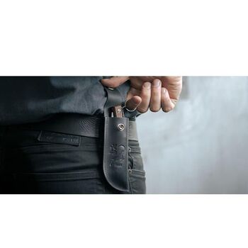Braunes Etui von Windmühlenmesser für Ibex-120-Messer