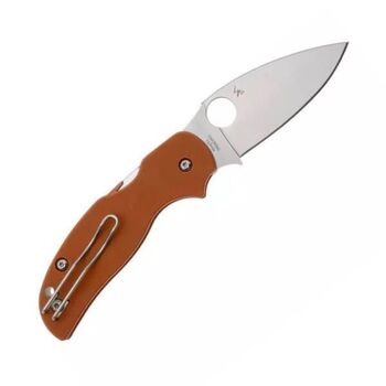 Spyderco Sage 6 folding knife, orange G10 handle