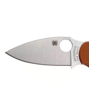 Spyderco Sage 6 folding knife, orange G10 handle