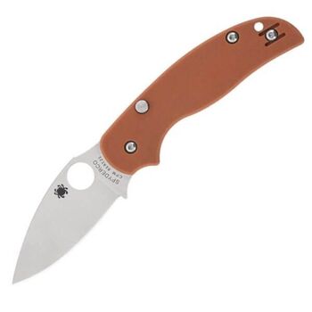 Spyderco Sage 6 folding knife, orange G10 handle