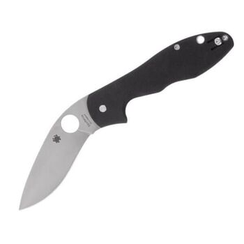 Spyderco "RETRACT" folding knife, black G10