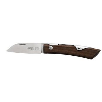 Windmühlenmesser Ibex 60S folding knife, stainless steel and beechwood handle.
