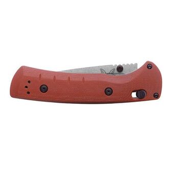 Scales for Benchmade Mini SlipRidge folding knife – Rust Orange