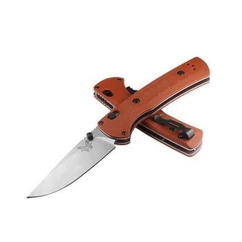 Scales for Benchmade Mini SlipRidge folding knife – Rust Orange