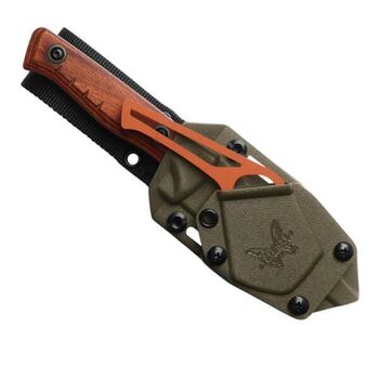 Benchmade SlipRidge Fixed Combo Wood Fixed Knife