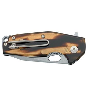Fox Suru folding knife – Tortoiseshell finish