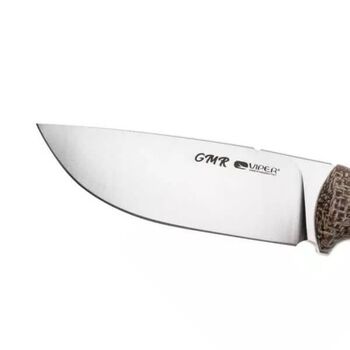VIPER-Messer mit feststehender Klinge, Serie «GMR», Micarta natur