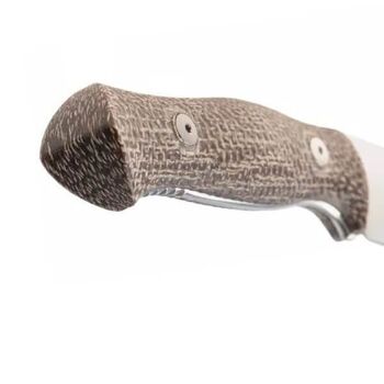 VIPER-Messer mit feststehender Klinge, Serie «GMR», Micarta natur