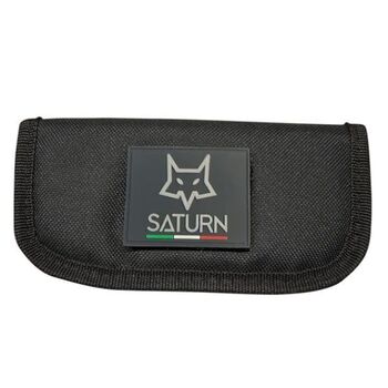 Fox Saturn Klappmesser aus Carbonfaser mit schwarzer PVD-Beschichtung