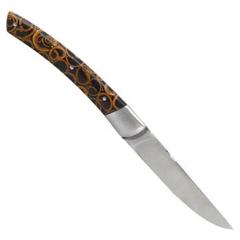 Chevalerias ‘Le Thiers’ folding knife, 1 piece, black fluted