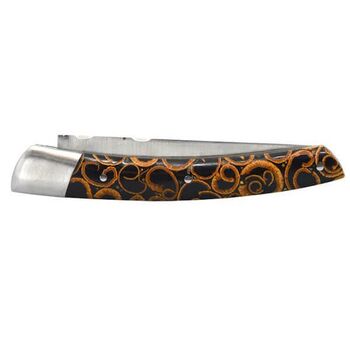 Chevalerias ‘Le Thiers’ folding knife, 1 piece, black fluted