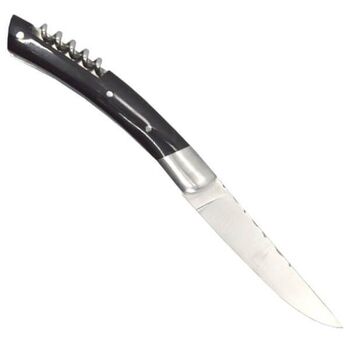Couteau pliant Chevalerias "Le Thiers" 2 pièces Corne Noire