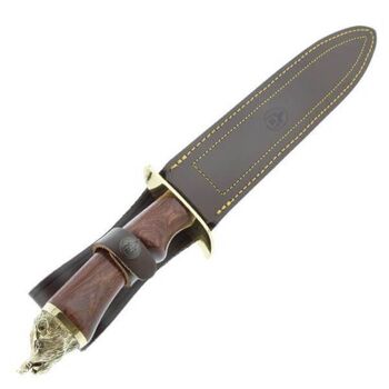 Muela Alcaraz hunting knife with boar head 26cm