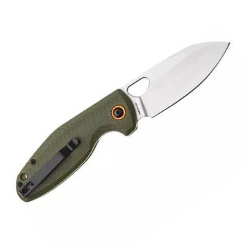 Couteau de poche Black Fox Puffy micarta vert