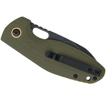 Black Fox Puffy G10 Green Pocket Knife