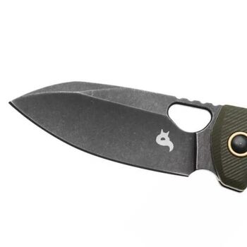 Black Fox Puffy G10 Green Pocket Knife