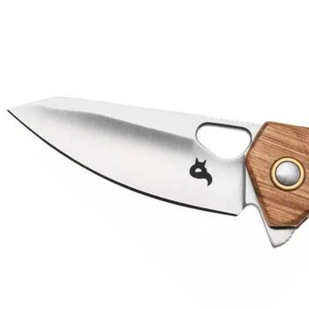 Black Fox "The Corner" Zebrano Pocket Knife