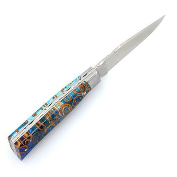 Chevalerias „Alpin“ Klappmesser, zimt-türkis
