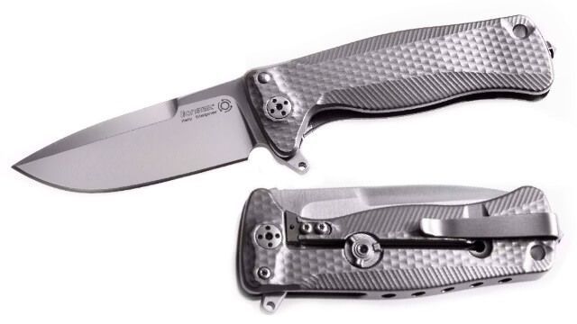 Couteau pliant Lionsteel Titanium Gris SR22.G