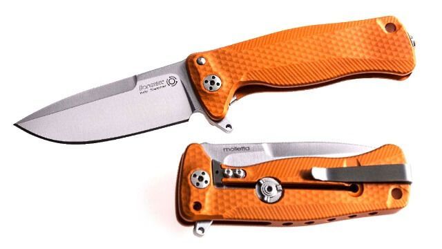 Lionsteel folding knife Aluminium red SR22A.OS