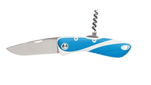 Folding knife Wichard Aquaterra blue with corkscrew