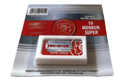 Merkur Super Edelstahl Rasierklingen