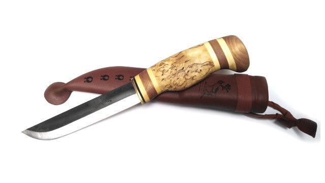 Wood Jewel Eräleuku traditional Lappish hunting knife